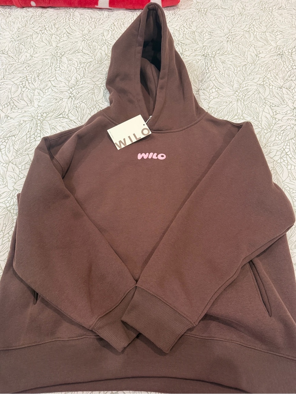 WILO The Label Chocolate Brown Hoodie with Pink Accent SET - Picture 6 of 9